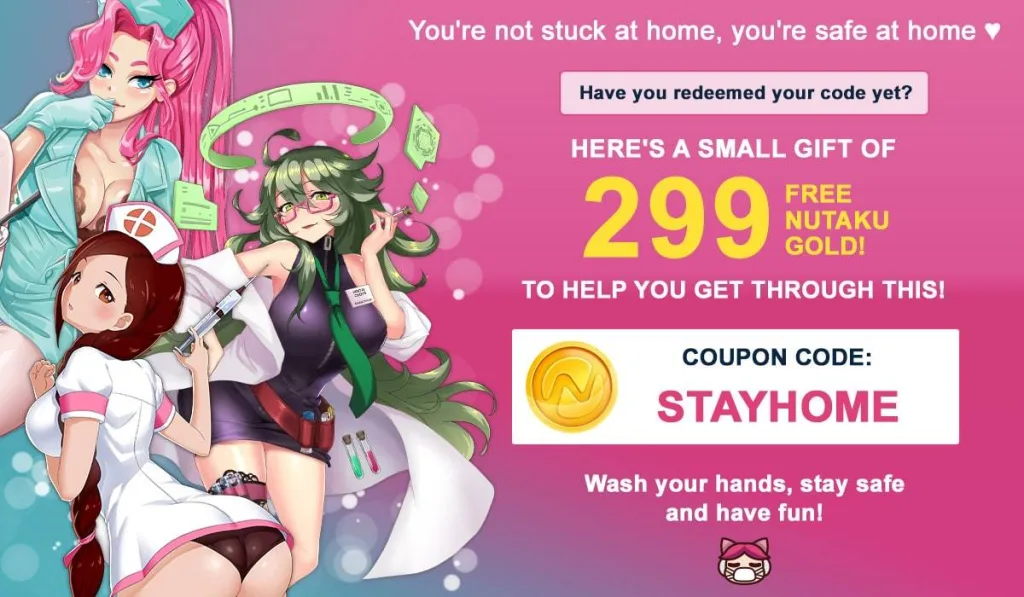 Nutaku free gold cupon code april