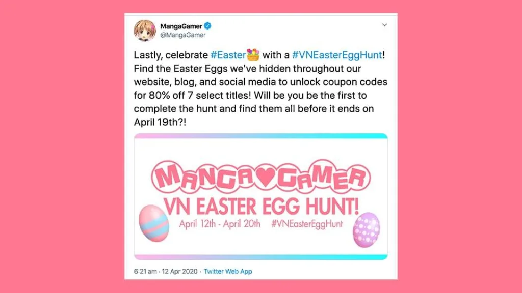 Mangagamer easter egg hunt