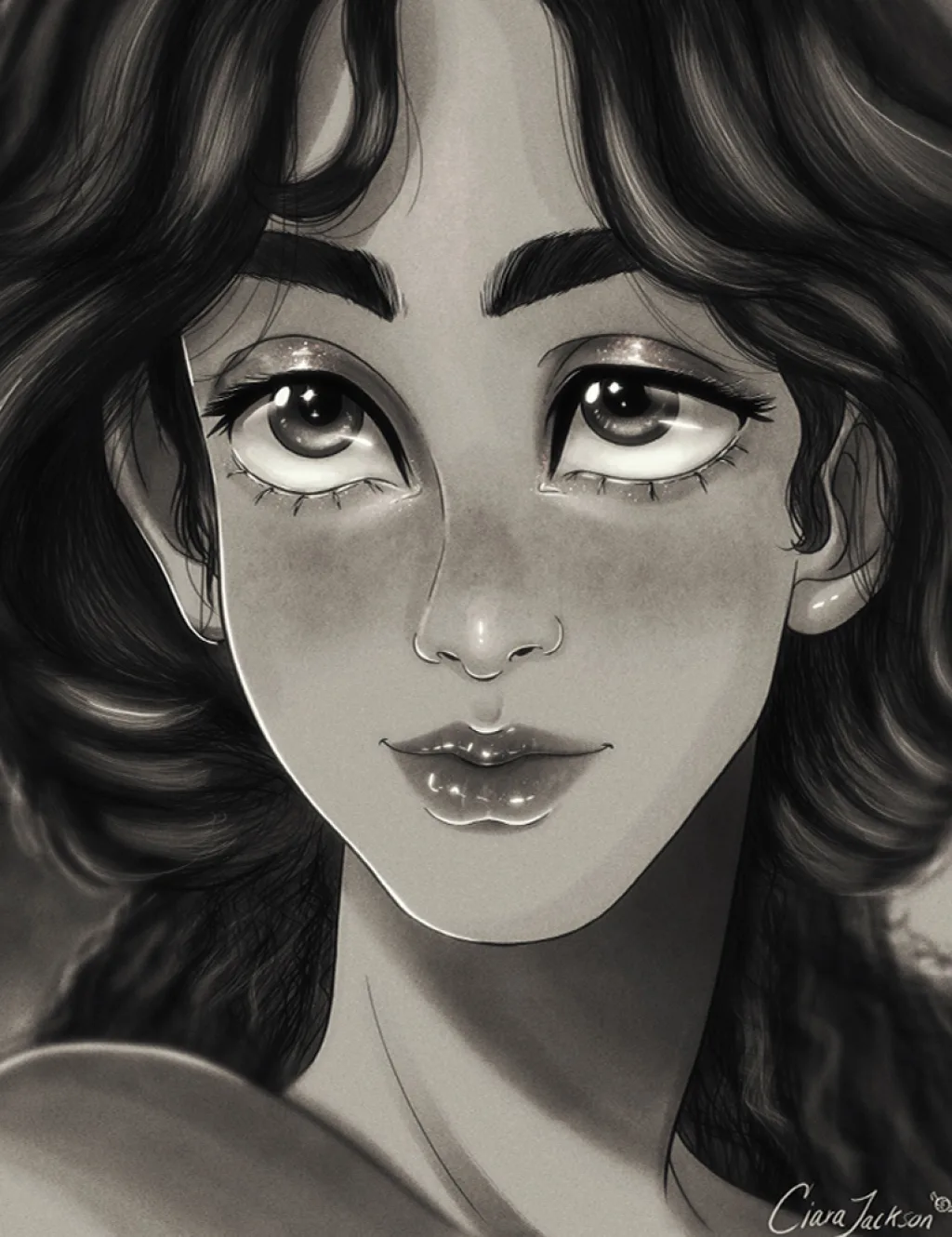 Spotlight ciara jackson artworks doe eyes