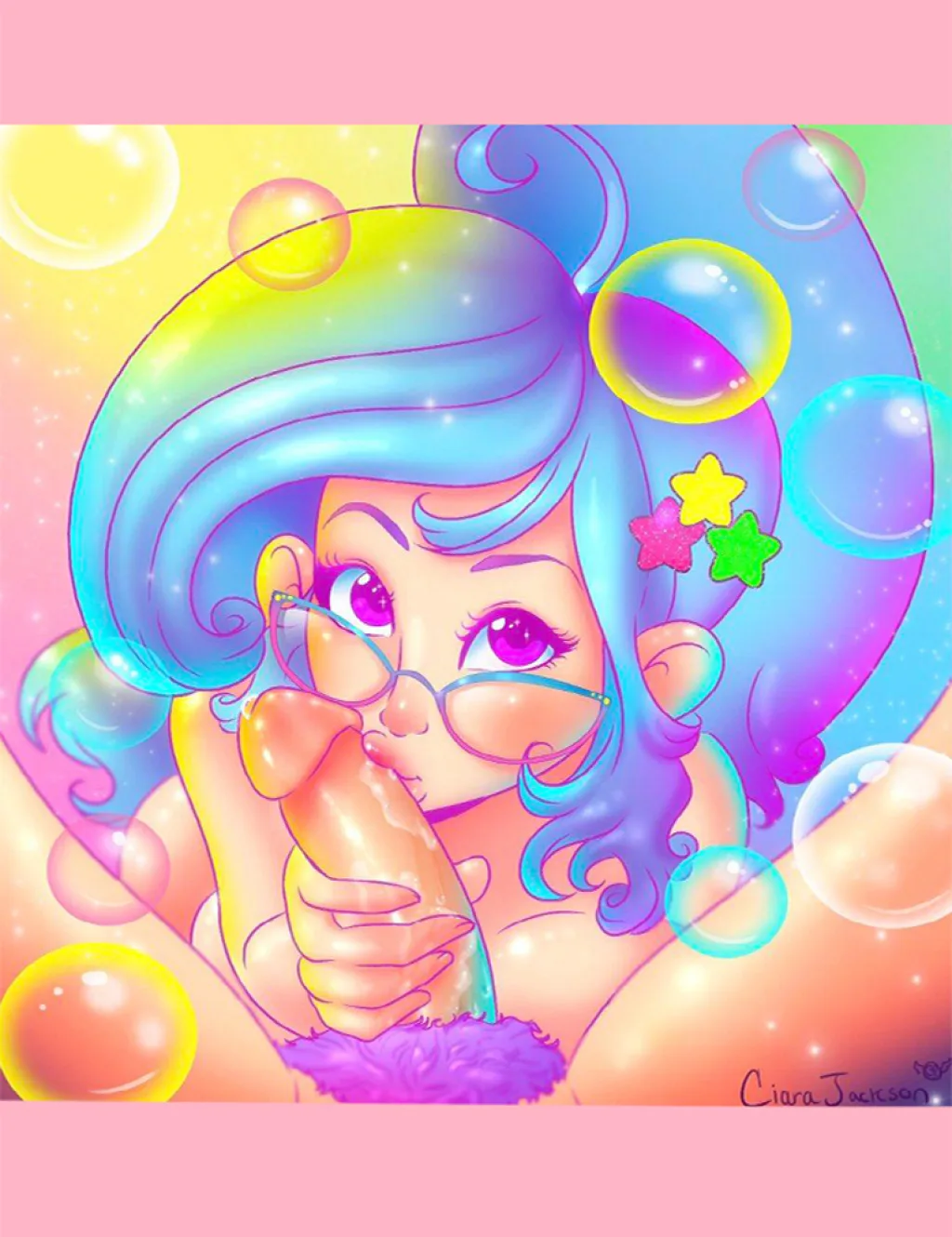 Spotlight ciara jackson artworks bubble blowjob