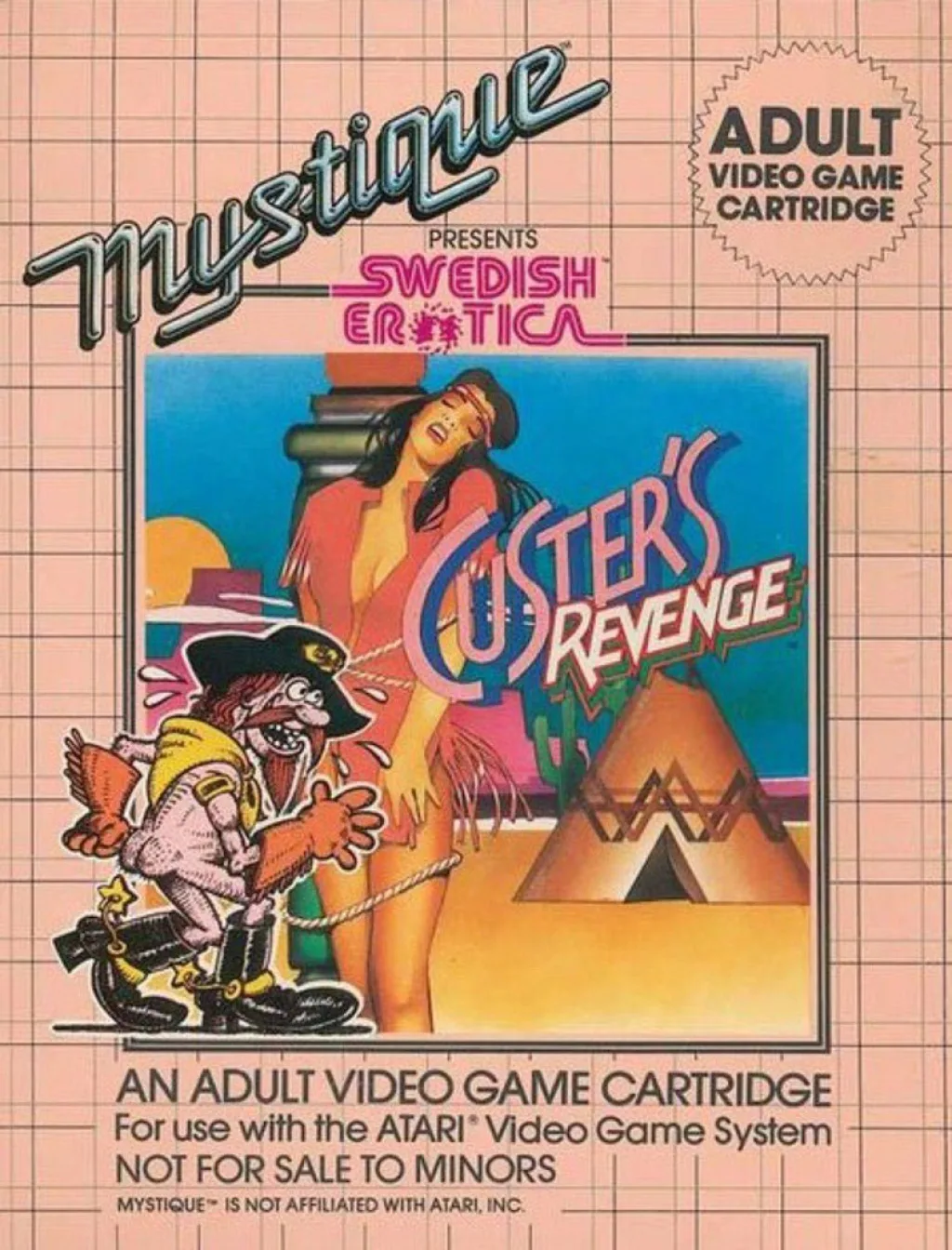 Custers Revenge Game Poster