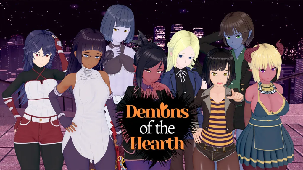 Demons of the hearth hentai dating sim porn game