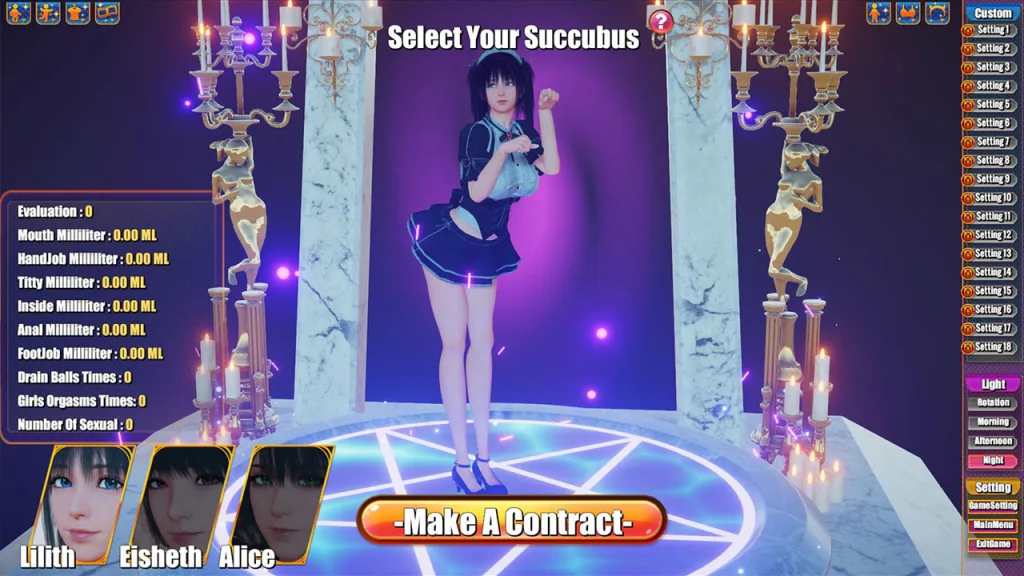 Succubus cafe 3d hentai game