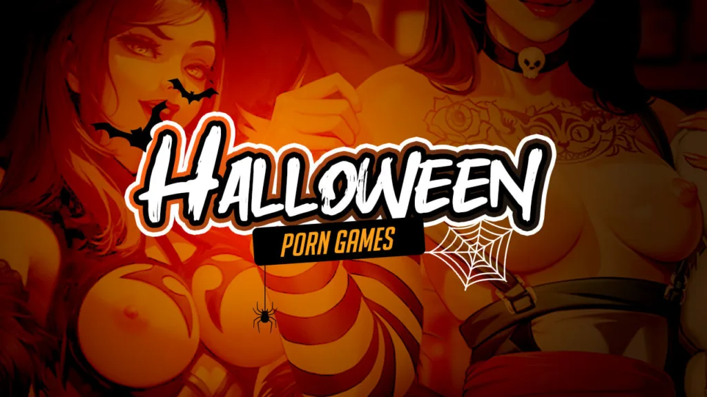 5 porn games to play this halloween 2023 poster