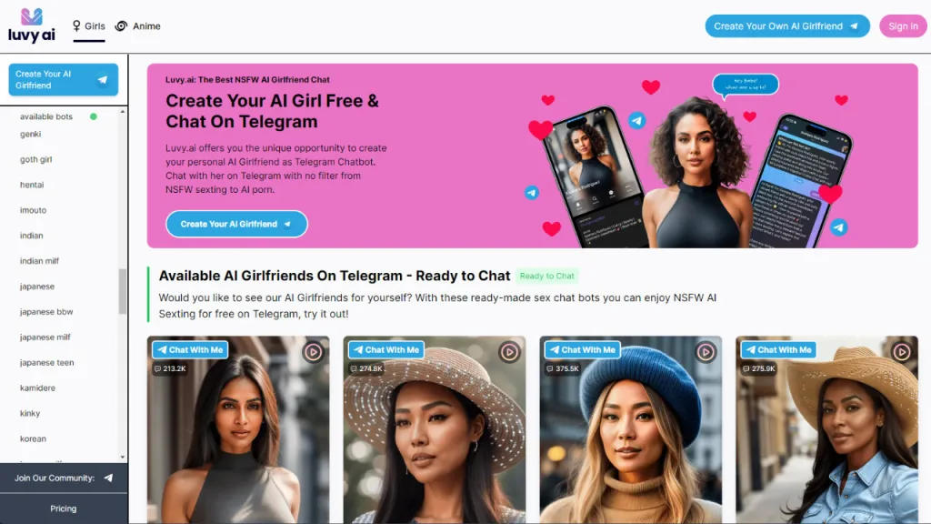 Luvy-ai-telegram-adult-chatbot