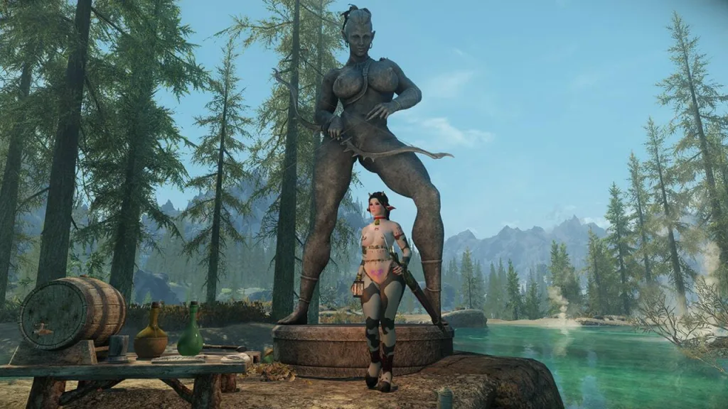 Skyrim nsfw mod screenshot 1