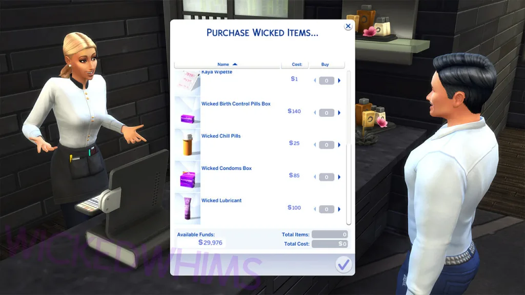 Sims 4 wicked whims screenshot 3