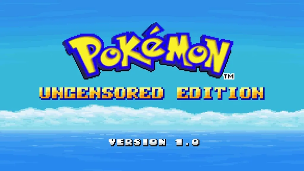 Pokemon uncensored edition game poster