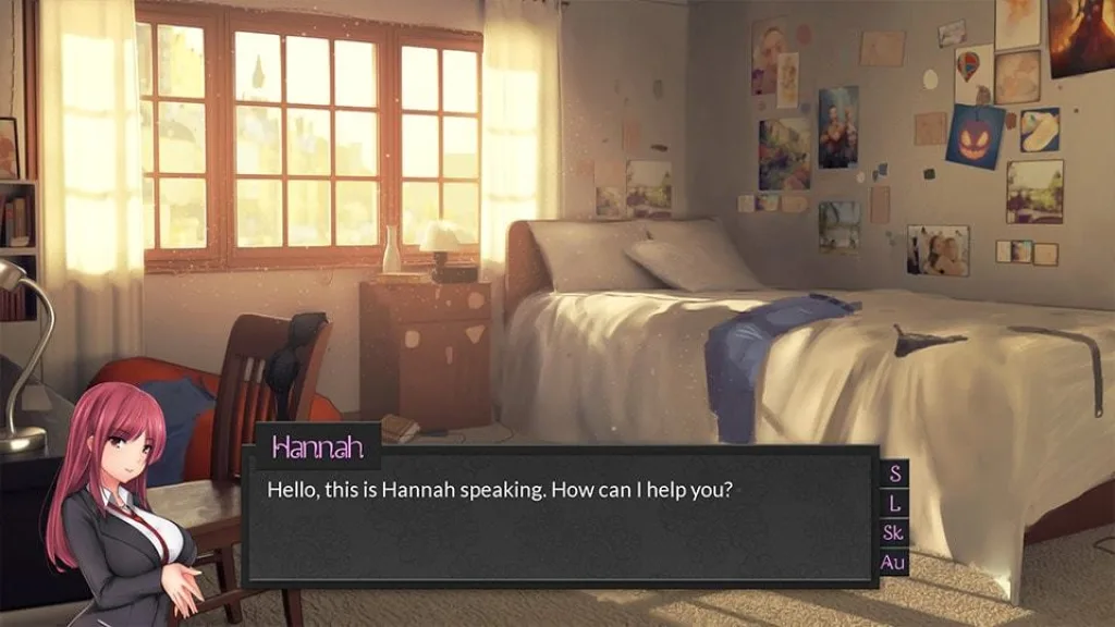 Negligee dialogue in the room