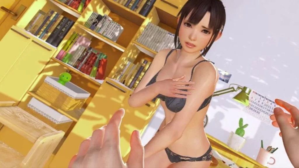 Kanojo vr sexy girl in lingerie