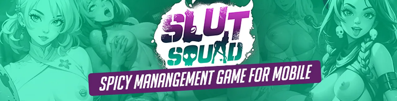 Slut squad game small home banner