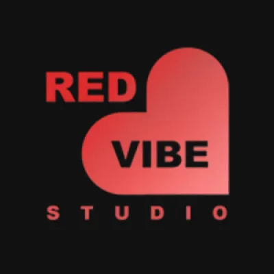 Steamy gamer red vibe studio logo 300x300