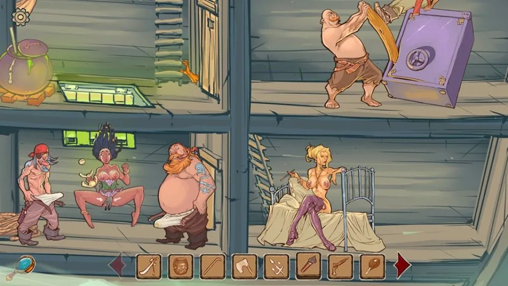 Perky little things two filthy pirates fuck sexy girl