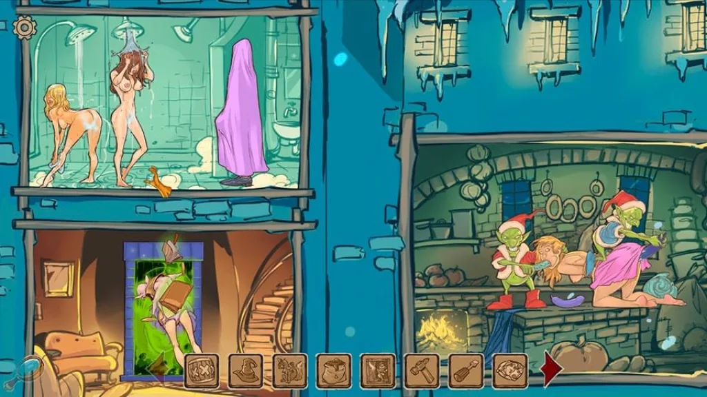 Perky little things threesome with goblins