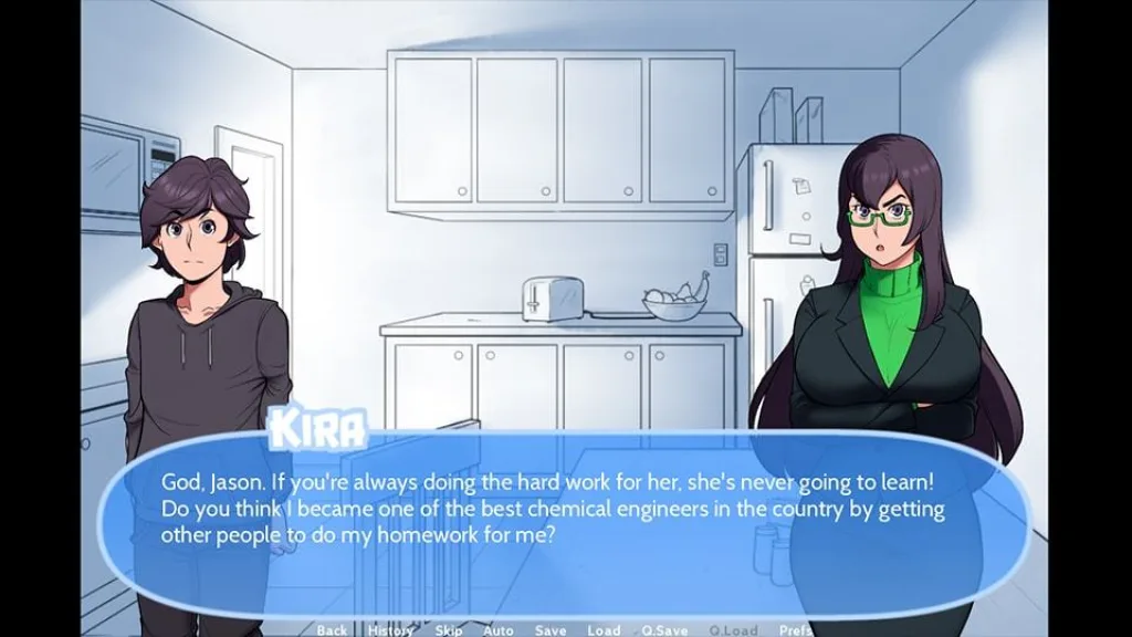 Snow daze dialogue with kira