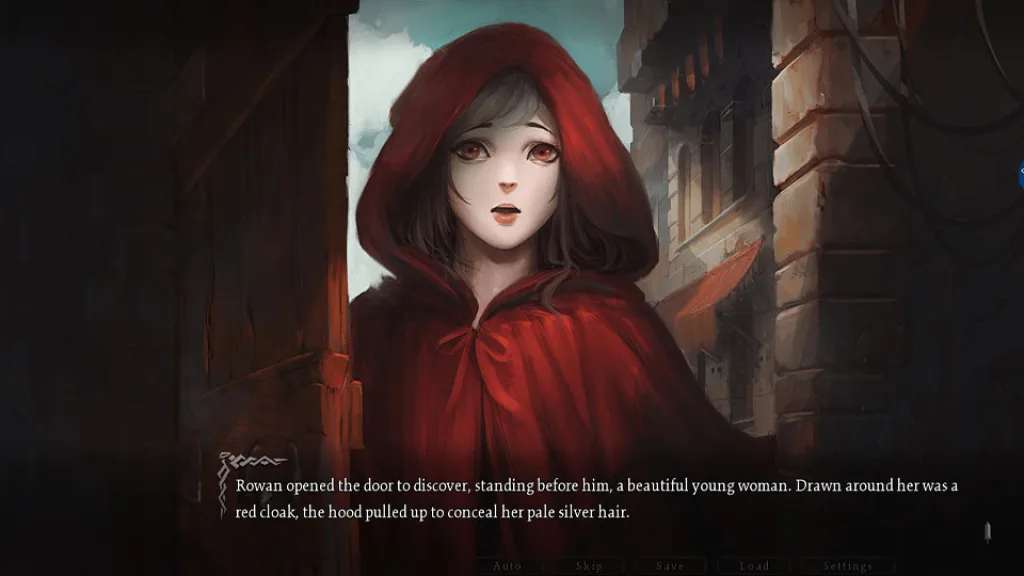 Seeds of chaos cute girl in a red hood