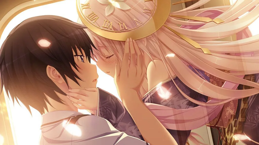 Chrono clock kiss with sexy girl