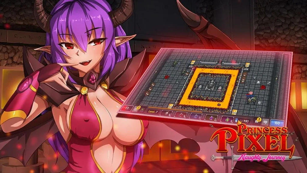 Princess pixel sexy succubus girl