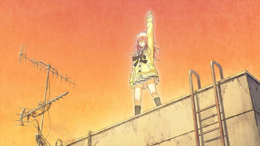 You and me and her a love story aoi on the roof