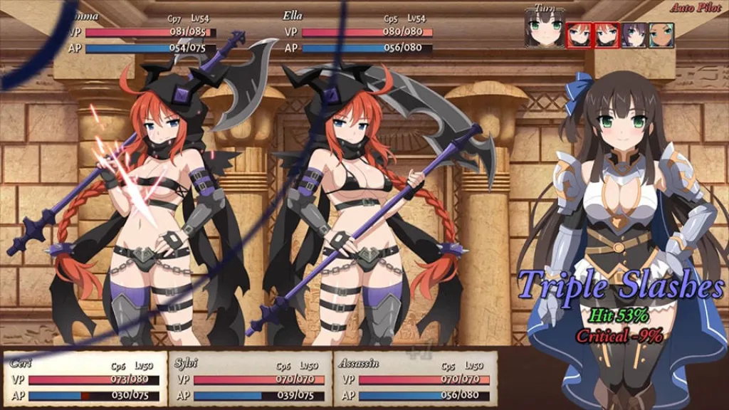 Sakura dungeon battle