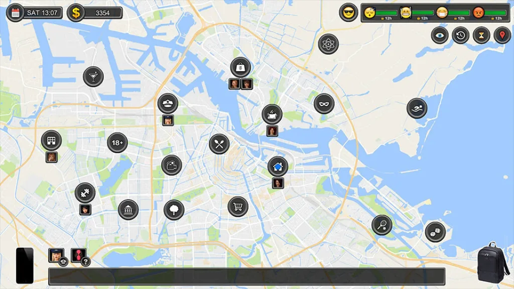 Man of the house map