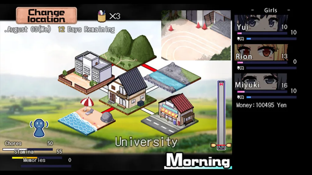 Summer memories locations