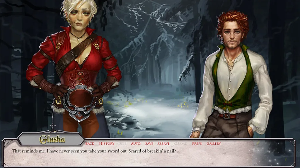 Sanguine rose dialogue