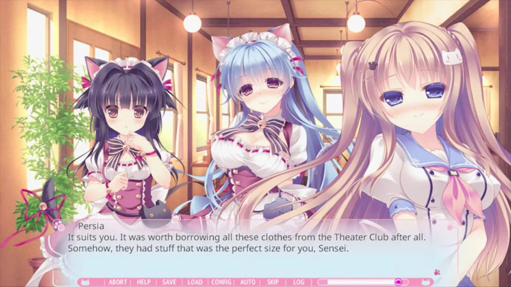 Nyan cafe macchiato sexy times at the cat cafe dialogue persia
