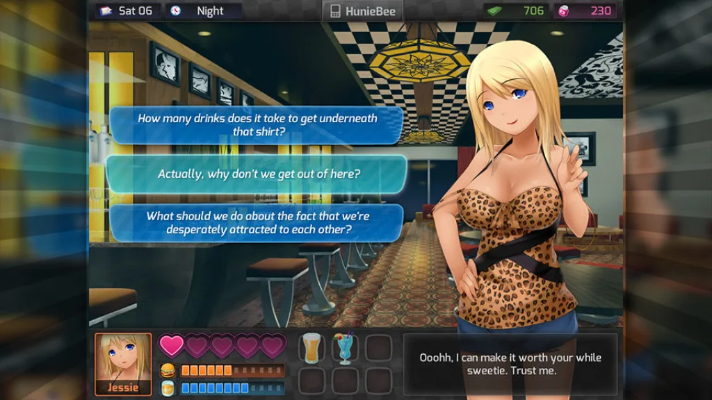 Hunie pop dialogue with jessie