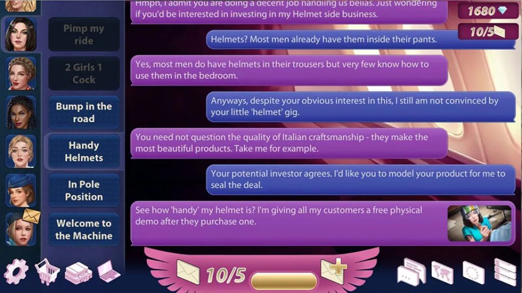 Sexy airlines messages