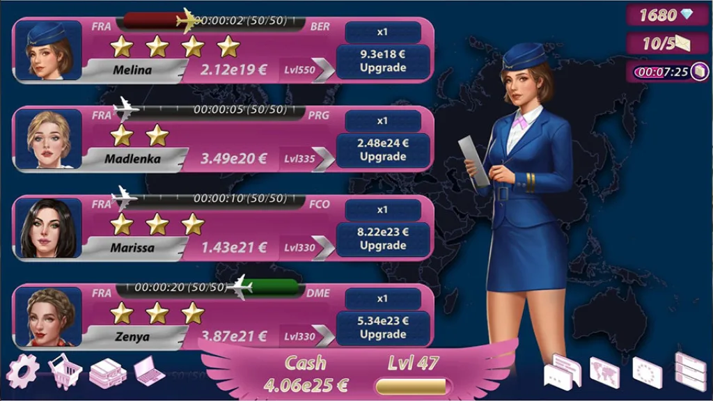 Sexy airlines girl stats