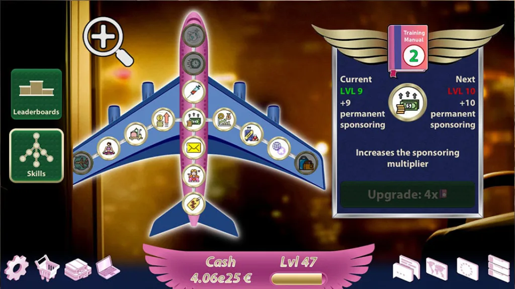 Sexy airlines game stats