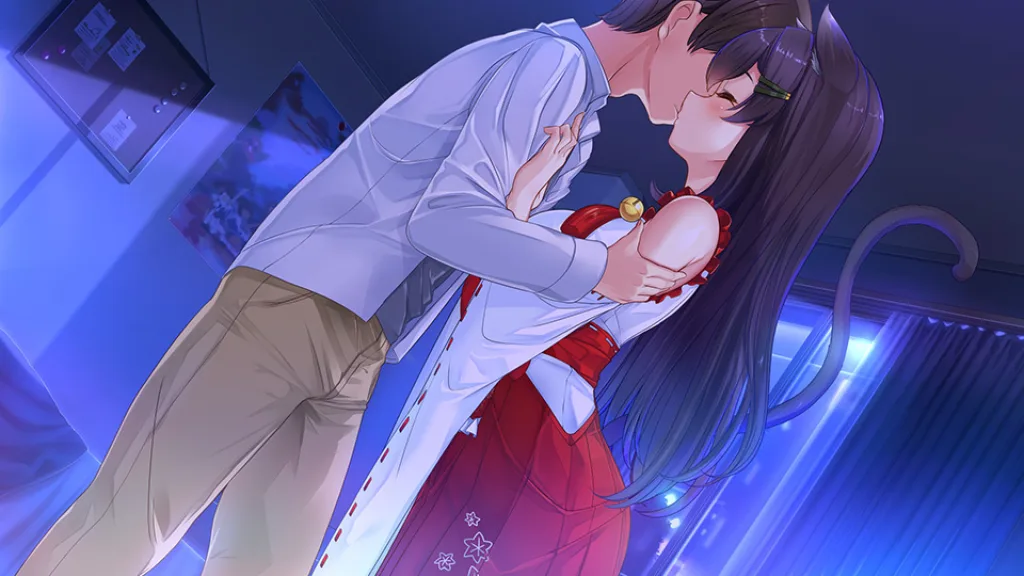Nekomiko Kiss Scene Adult Game