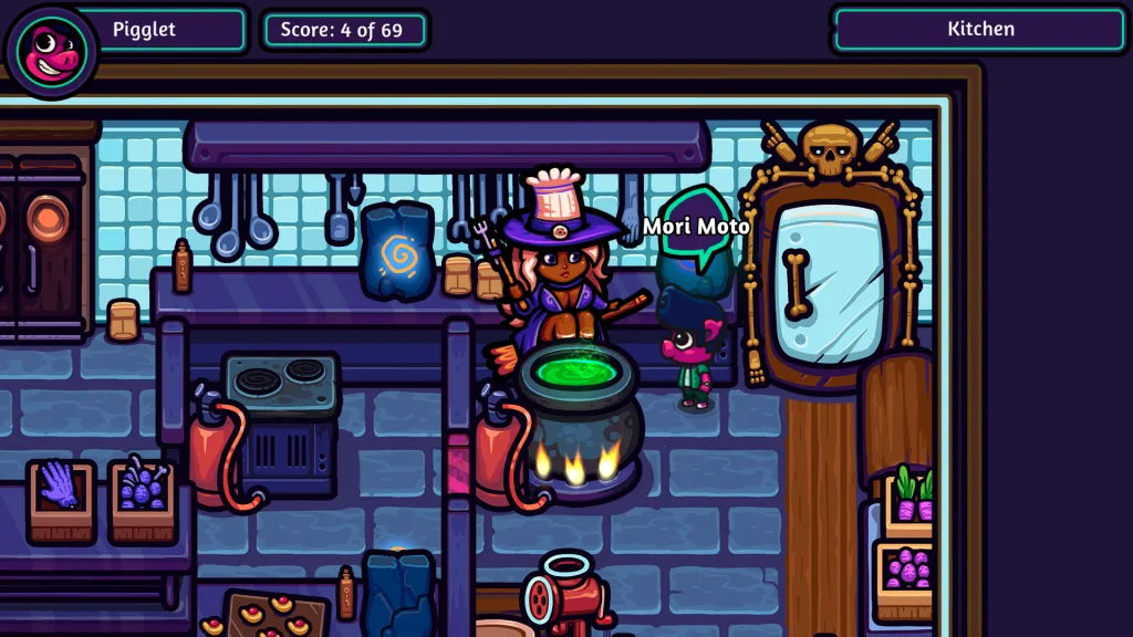 Pigglet In Mrs Big Bad Werewolf Screenshot Kitchen