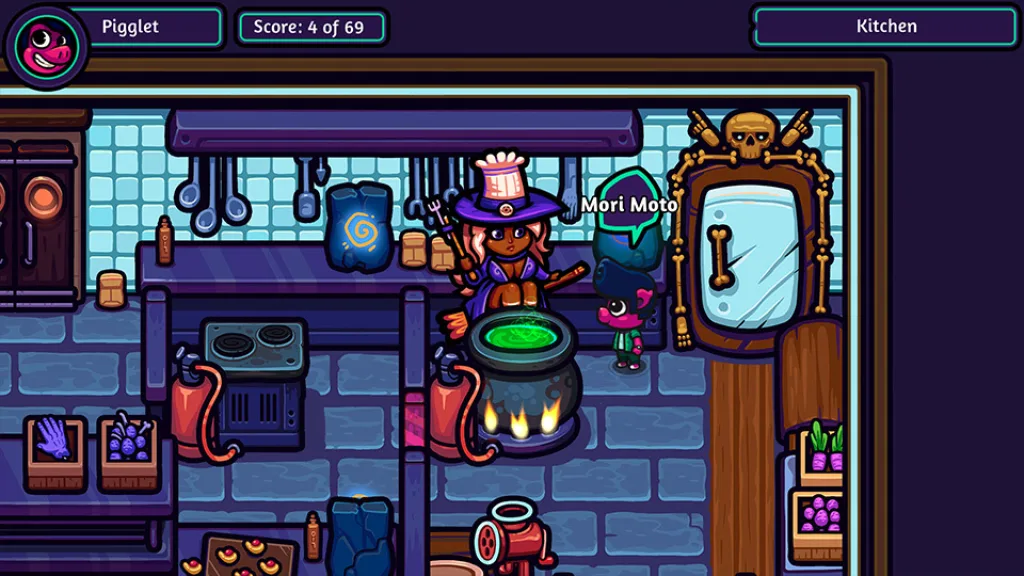 Pigglet In Mrs Big Bad Werewolf Screenshot Kitchen