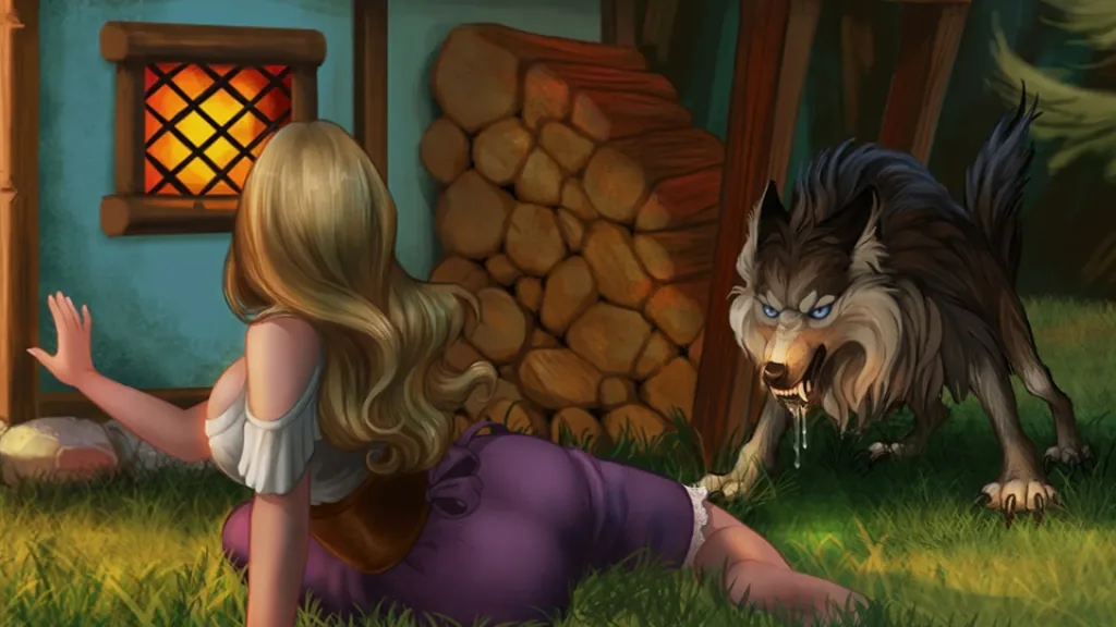 What a legend wolf scene