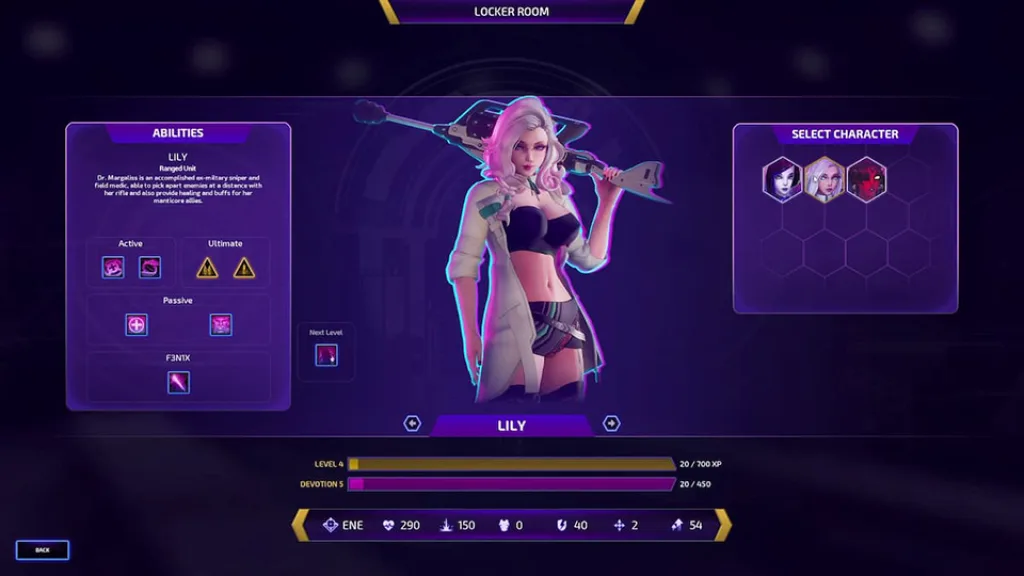 Subverse lily stats