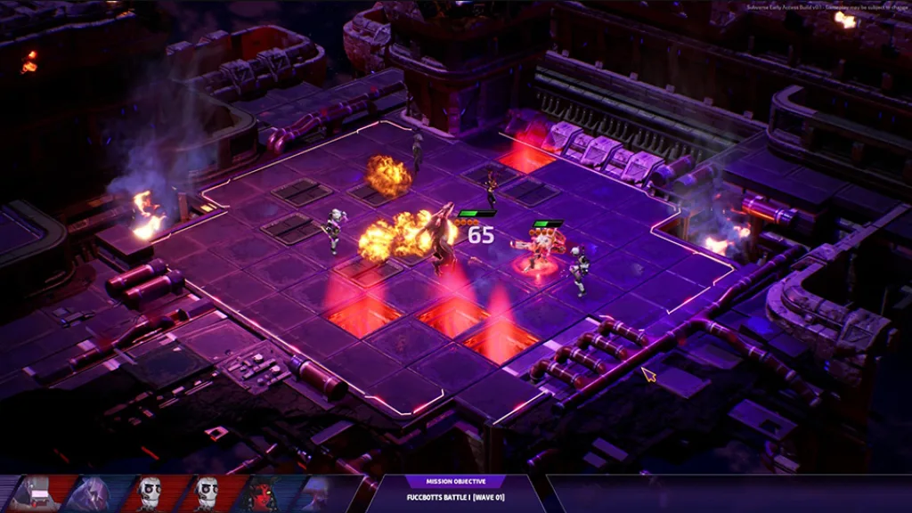 Subverse turn based battlefield