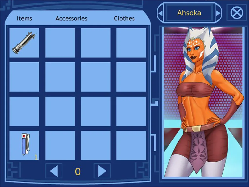 Orange Trainer Inventory Screenshot