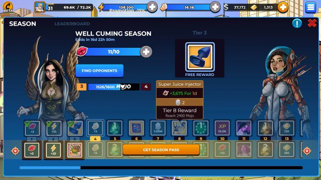 Comix harem season pass
