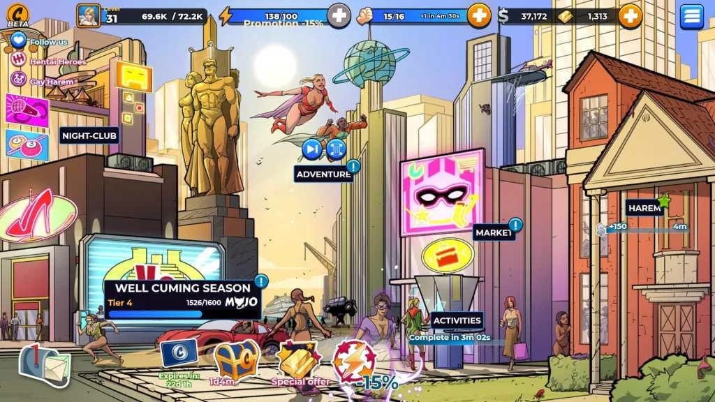 Comix harem city