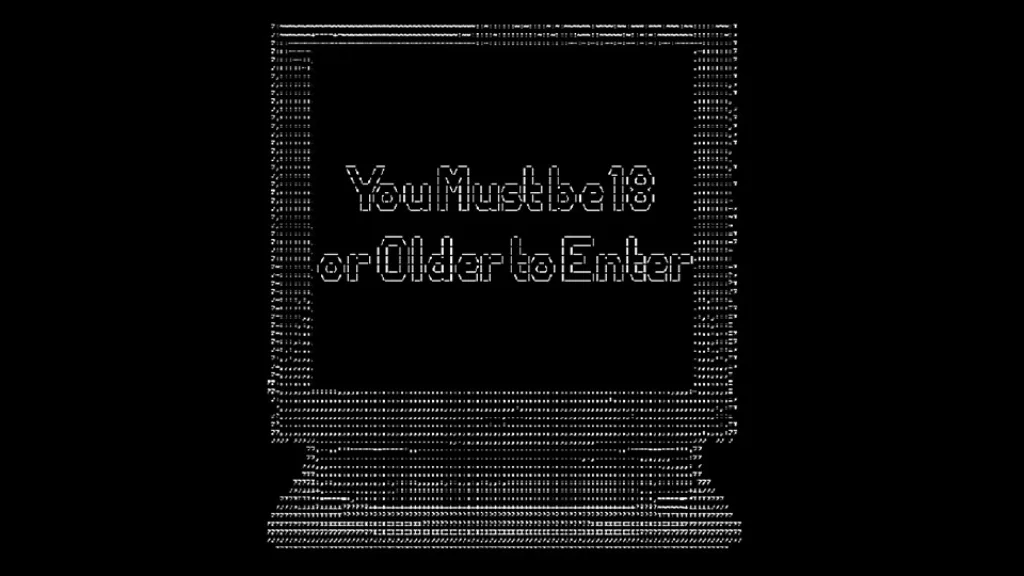 You Must Be 18 Or Older To Enter Poster