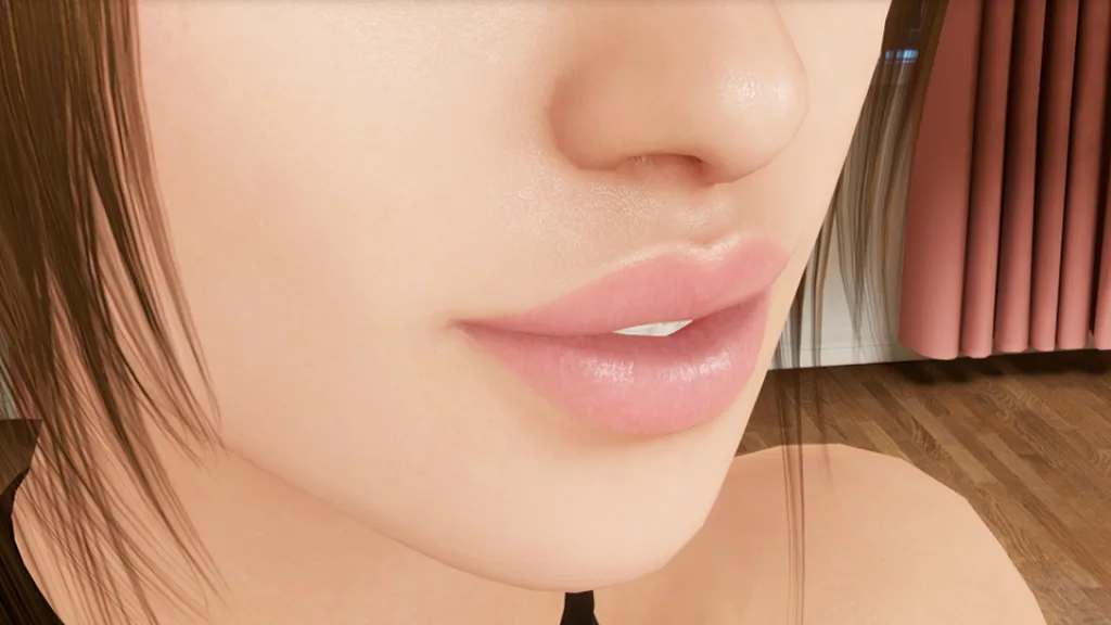 Love Vibe Aria Screenshot Mouth Close Up