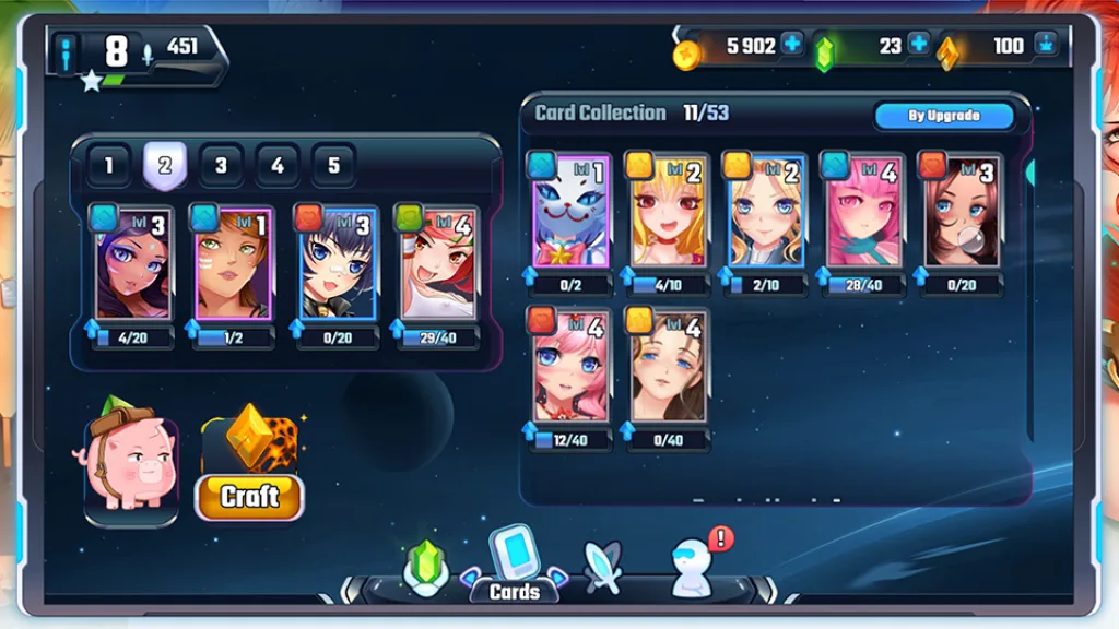 Cosmic Shock League Card Collection