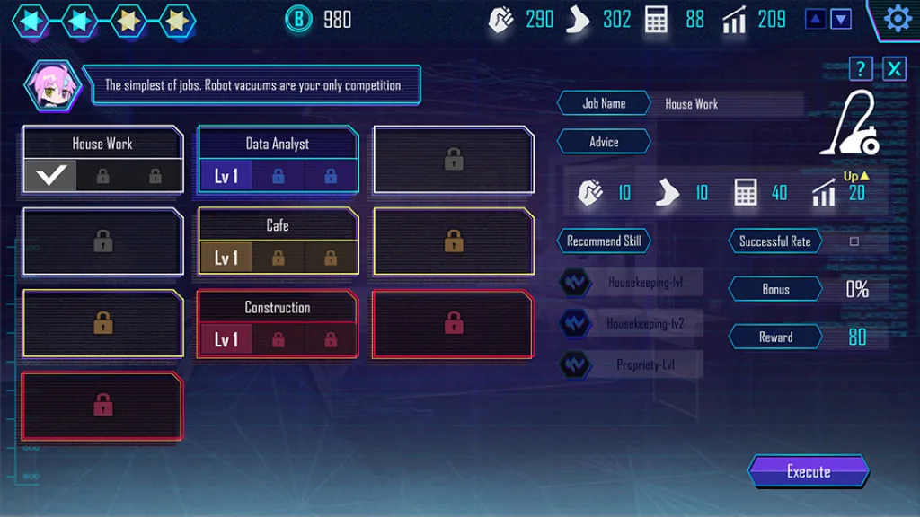 Robolife days with aino stats