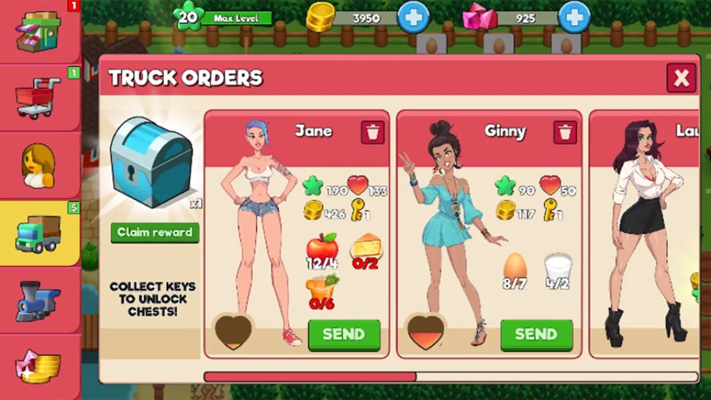 Booty farm management