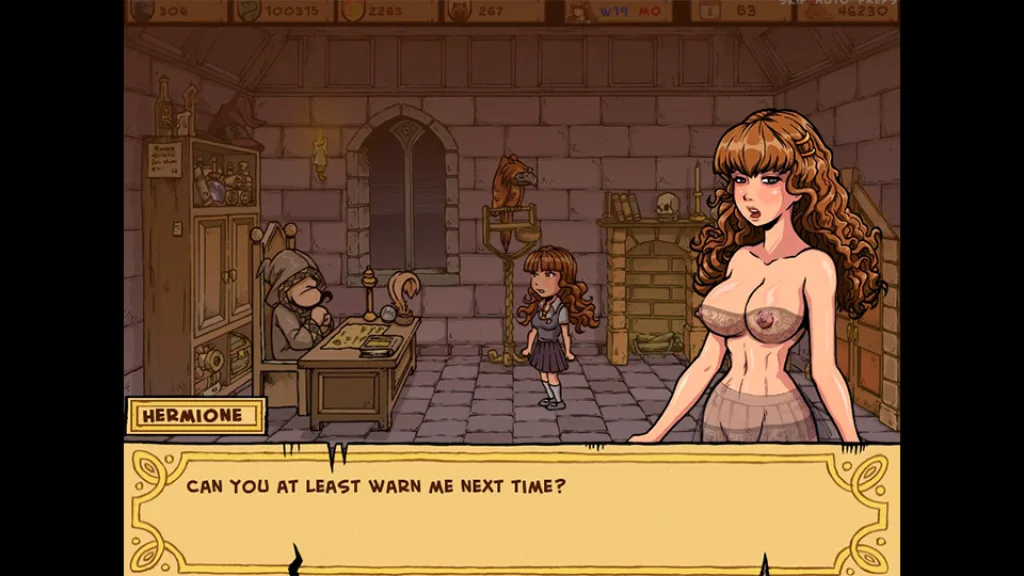 Witch Trainer Naked Hermione
