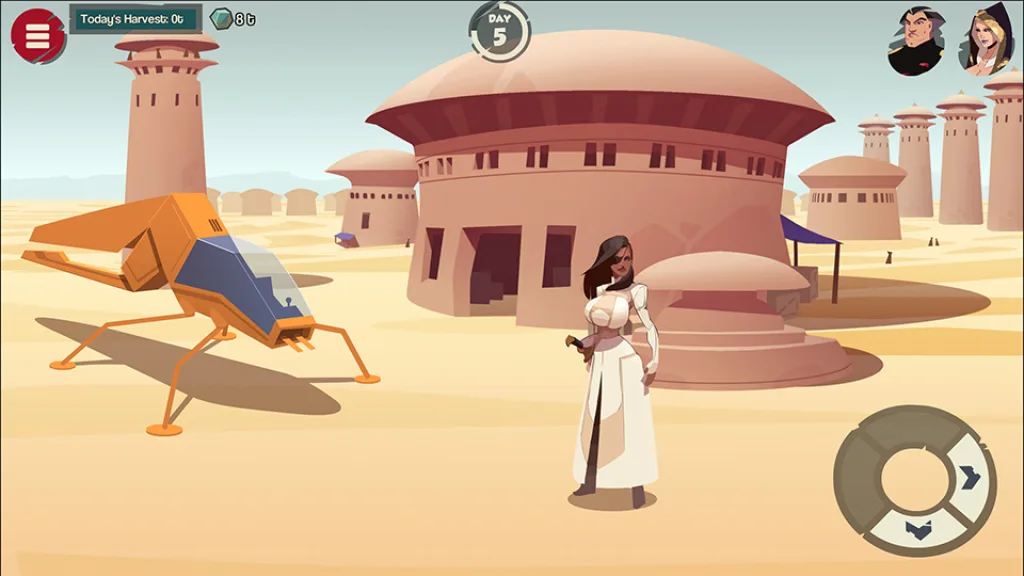Behind The Dune Desert City