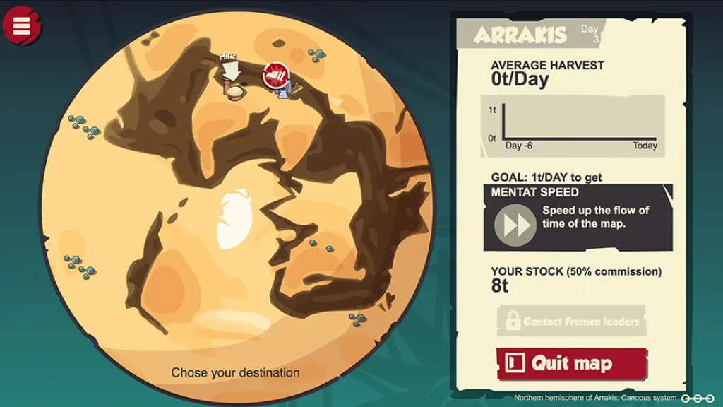 Behind The Dune Map