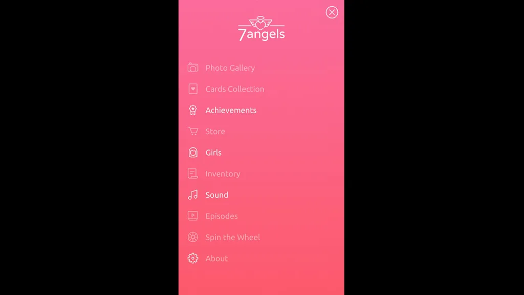 7 Angels Main Menu